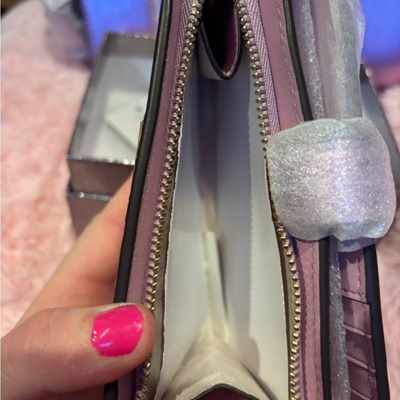 NWT Kate Spade Pink Handbag and Wallet Set - Picture 3 of 10